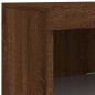 vidaXL Sideboard mit LED-Leuchten Braun Eichen-Optik 162x37x100 cm vidaXL Sideboard mit LED-Leuchten Braun Eichen-Optik 162x37x100 cm