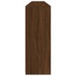 vidaXL Sideboard mit LED-Leuchten Braun Eichen-Optik 283x37x100 cm