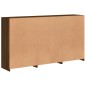 vidaXL Sideboard mit LED-Leuchten Braun Eichen-Optik 181,5x37x100 cm vidaXL Sideboard mit LED-Leuchten Braun Eichen-Optik 181,5x37x100 cm