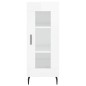 Highboard Hochglanz-Weiß 34,5x34x180 cm Holzwerkstoff Highboard Hochglanz-Weiß 34,5x34x180 cm Holzwerkstoff
