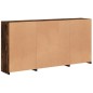 vidaXL Sideboard mit LED-Leuchten Räuchereiche 202x37x100 cm vidaXL Sideboard mit LED-Leuchten Räuchereiche 202x37x100 cm