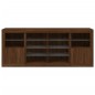 vidaXL Sideboard mit LED-Leuchten Braun Eichen-Optik 163x37x67 cm vidaXL Sideboard mit LED-Leuchten Braun Eichen-Optik 163x37x67 cm
