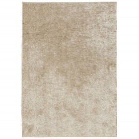 vidaXL Teppich ISTAN Hochflor Glänzend Beige 160x230 cm