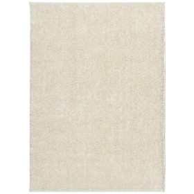 vidaXL Teppich ISTAN Hochflor Glänzend Creme 240x340 cm
