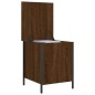 vidaXL Sitzbank mit Stauraum Braun Eiche 40x42,5x50 cm Holzwerkstoff vidaXL Sitzbank mit Stauraum Braun Eiche 40x42,5x50 cm Holzwerkstoff