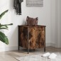 vidaXL Sitzbank mit Stauraum Räuchereiche 40x42,5x50 cm Holzwerkstoff vidaXL Sitzbank mit Stauraum Räuchereiche 40x42,5x50 cm Holzwerkstoff