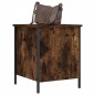 vidaXL Sitzbank mit Stauraum Räuchereiche 40x42,5x50 cm Holzwerkstoff vidaXL Sitzbank mit Stauraum Räuchereiche 40x42,5x50 cm Holzwerkstoff
