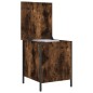 vidaXL Sitzbank mit Stauraum Räuchereiche 40x42,5x50 cm Holzwerkstoff vidaXL Sitzbank mit Stauraum Räuchereiche 40x42,5x50 cm Holzwerkstoff