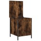 vidaXL Sitzbank mit Stauraum Räuchereiche 40x42,5x50 cm Holzwerkstoff vidaXL Sitzbank mit Stauraum Räuchereiche 40x42,5x50 cm Holzwerkstoff