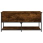 vidaXL Sitzbank mit Stauraum Räuchereiche 100x42,5x47 cm Holzwerkstoff vidaXL Sitzbank mit Stauraum Räuchereiche 100x42,5x47 cm Holzwerkstoff