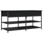 vidaXL Schuhbank Schwarz 100x42,5x50 cm Holzwerkstoff vidaXL Schuhbank Schwarz 100x42,5x50 cm Holzwerkstoff