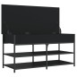 vidaXL Schuhbank Schwarz 100x42,5x50 cm Holzwerkstoff vidaXL Schuhbank Schwarz 100x42,5x50 cm Holzwerkstoff