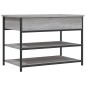 vidaXL Schuhbank Grau Sonoma 70x42,5x50 cm Holzwerkstoff vidaXL Schuhbank Grau Sonoma 70x42,5x50 cm Holzwerkstoff
