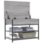 vidaXL Schuhbank Grau Sonoma 70x42,5x50 cm Holzwerkstoff vidaXL Schuhbank Grau Sonoma 70x42,5x50 cm Holzwerkstoff
