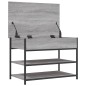 vidaXL Schuhbank Grau Sonoma 70x42,5x50 cm Holzwerkstoff vidaXL Schuhbank Grau Sonoma 70x42,5x50 cm Holzwerkstoff