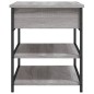vidaXL Schuhbank Grau Sonoma 70x42,5x50 cm Holzwerkstoff vidaXL Schuhbank Grau Sonoma 70x42,5x50 cm Holzwerkstoff