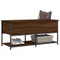 vidaXL Sitzbank mit Stauraum Braun Eichen-Optik 100x42,5x47 cm vidaXL Sitzbank mit Stauraum Braun Eichen-Optik 100x42,5x47 cm