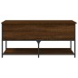 vidaXL Sitzbank mit Stauraum Braun Eichen-Optik 100x42,5x47 cm vidaXL Sitzbank mit Stauraum Braun Eichen-Optik 100x42,5x47 cm