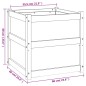 vidaXL Pflanzkübel 2 Stk. Wachsbraun Massivholz Kiefer vidaXL Pflanzkübel 2 Stk. Wachsbraun Massivholz Kiefer