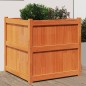 vidaXL Pflanzkübel Wachsbraun 70x70x70 cm Massivholz Kiefer vidaXL Pflanzkübel Wachsbraun 70x70x70 cm Massivholz Kiefer