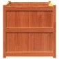 vidaXL Pflanzkübel Wachsbraun 70x70x70 cm Massivholz Kiefer vidaXL Pflanzkübel Wachsbraun 70x70x70 cm Massivholz Kiefer