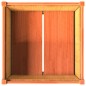 vidaXL Pflanzkübel Wachsbraun 70x70x70 cm Massivholz Kiefer vidaXL Pflanzkübel Wachsbraun 70x70x70 cm Massivholz Kiefer