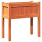 vidaXL Pflanzkübel mit Beinen 2 Stk. Wachsbraun Massivholz Kiefer vidaXL Pflanzkübel mit Beinen 2 Stk. Wachsbraun Massivholz Kiefer