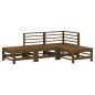 vidaXL 4-tlg. Garten-Lounge-Set Honigbraun Massivholz Kiefer vidaXL 4-tlg. Garten-Lounge-Set Honigbraun Massivholz Kiefer