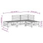 vidaXL 4-tlg. Garten-Lounge-Set Honigbraun Massivholz Kiefer vidaXL 4-tlg. Garten-Lounge-Set Honigbraun Massivholz Kiefer