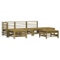 vidaXL 6-tlg. Garten-Lounge-Set Imprägniertes Kiefernholz vidaXL 6-tlg. Garten-Lounge-Set Imprägniertes Kiefernholz