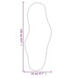 vidaXL Wandspiegel Silbern 100x45 cm vidaXL Wandspiegel Silbern 100x45 cm