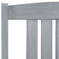 Gartenstühle mit Kissen 4 Stk. Grau Massivholz Akazie Gartenstühle mit Kissen 4 Stk. Grau Massivholz Akazie
