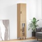 Highboard Sonoma-Eiche 34,5x34x180 cm Holzwerkstoff Highboard Sonoma-Eiche 34,5x34x180 cm Holzwerkstoff