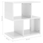 vidaXL Nachttische 2 Stk. Hochglanz-Weiß 50x30x51,5 cm Holzwerkstoff vidaXL Nachttische 2 Stk. Hochglanz-Weiß 50x30x51,5 cm Holzwerkstoff