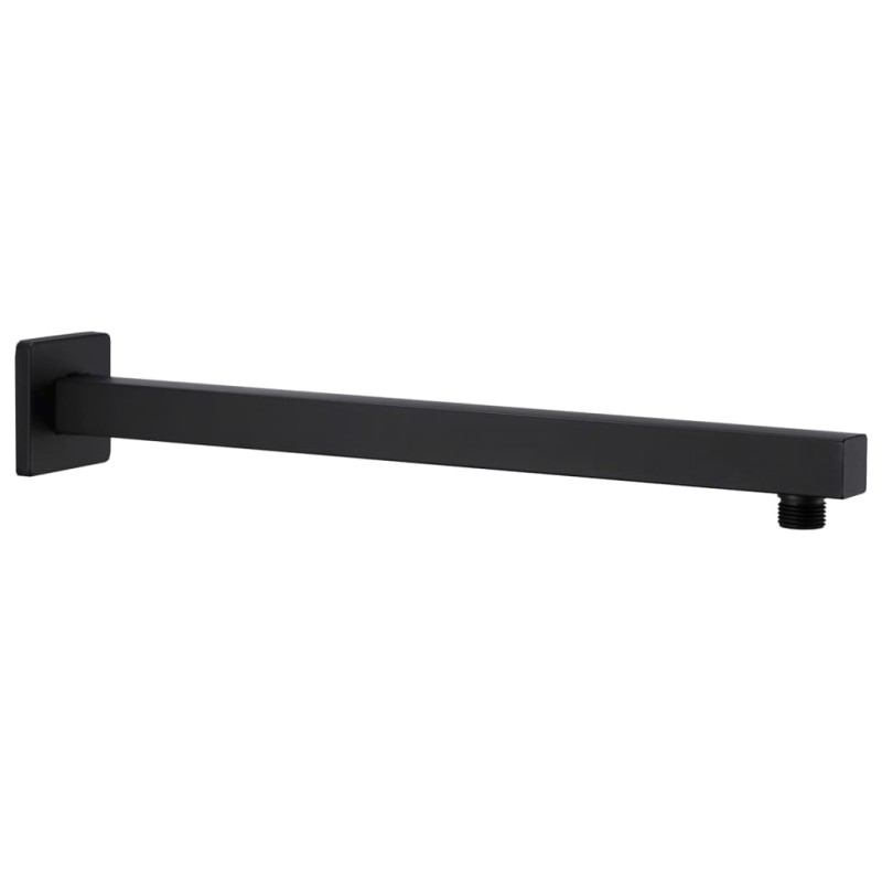 vidaXL Duscharm Quadratisch Edelstahl 201 Schwarz 40 cm vidaXL Duscharm Quadratisch Edelstahl 201 Schwarz 40 cm