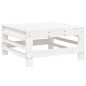 vidaXL Gartenhocker Weiß Massivholz Kiefer vidaXL Gartenhocker Weiß Massivholz Kiefer