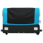 vidaXL Fahrradanhänger Schwarz und Blau 45 kg Eisen vidaXL Fahrradanhänger Schwarz und Blau 45 kg Eisen