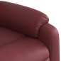 vidaXL Massagesessel mit Aufstehhilfe Weinrot Kunstleder vidaXL Massagesessel mit Aufstehhilfe Weinrot Kunstleder