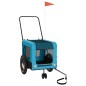 vidaXL Fahrradanhänger Hunde Blau und Schwarz Oxford-Gewebe & Eisen vidaXL Fahrradanhänger Hunde Blau und Schwarz Oxford-Gewebe & Eisen