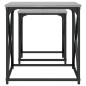 vidaXL Satztische 2 Stk. Grau Sonoma Holzwerkstoff vidaXL Satztische 2 Stk. Grau Sonoma Holzwerkstoff