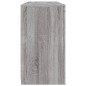 vidaXL Sideboard mit LED-Leuchten Grau Sonoma 142,5x37x67 cm vidaXL Sideboard mit LED-Leuchten Grau Sonoma 142,5x37x67 cm