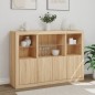 vidaXL Sideboards mit LED-Leuchten 3 Stk. Sonoma-Eiche Holzwerkstoff vidaXL Sideboards mit LED-Leuchten 3 Stk. Sonoma-Eiche Holzwerkstoff