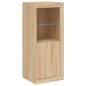 vidaXL Sideboards mit LED-Leuchten 3 Stk. Sonoma-Eiche Holzwerkstoff vidaXL Sideboards mit LED-Leuchten 3 Stk. Sonoma-Eiche Holzwerkstoff