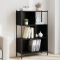 vidaXL Bücherregal Schwarz 72x28x109 cm Holzwerkstoff vidaXL Bücherregal Schwarz 72x28x109 cm Holzwerkstoff