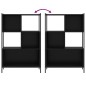 vidaXL Bücherregal Schwarz 72x28x109 cm Holzwerkstoff vidaXL Bücherregal Schwarz 72x28x109 cm Holzwerkstoff
