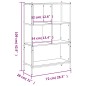 vidaXL Bücherregal Schwarz 72x28x109 cm Holzwerkstoff vidaXL Bücherregal Schwarz 72x28x109 cm Holzwerkstoff