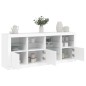 vidaXL Sideboard mit LED-Leuchten Weiß 164x37x67 cm vidaXL Sideboard mit LED-Leuchten Weiß 164x37x67 cm