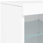 vidaXL Sideboard mit LED-Leuchten Weiß 123x37x67 cm vidaXL Sideboard mit LED-Leuchten Weiß 123x37x67 cm