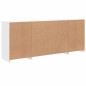 vidaXL Sideboard mit LED-Leuchten Weiß 163x37x67 cm vidaXL Sideboard mit LED-Leuchten Weiß 163x37x67 cm
