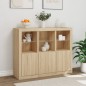 vidaXL Sideboards mit LED-Leuchten 3 Stk. Sonoma-Eiche Holzwerkstoff vidaXL Sideboards mit LED-Leuchten 3 Stk. Sonoma-Eiche Holzwerkstoff